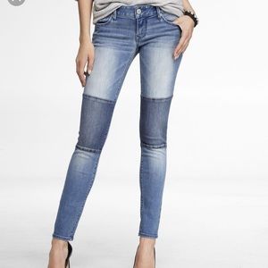 Express Stella Knee Patch Legging Jean Sz 0